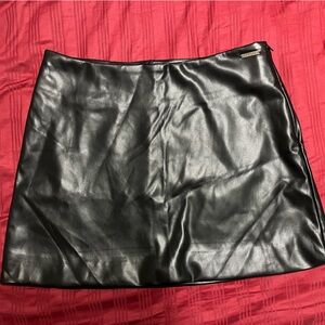 NWT - Fabletics, VEGAN black skirt